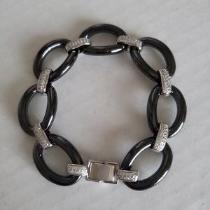 Ceramic & Australian Crystal Link Bracelet